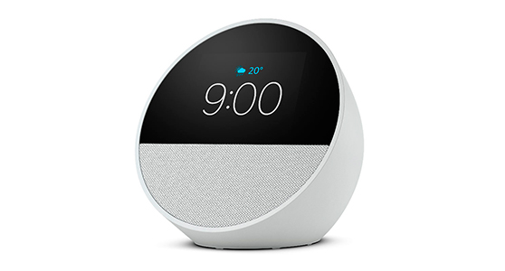 Bocina Inteligente Amazon Echo Spot Smart Blanca Con Alexa