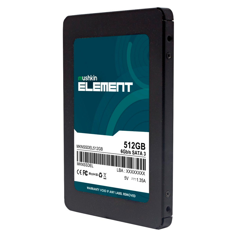 Unidad SSD 2.5" 512GB Mushkin Element 500MBs
