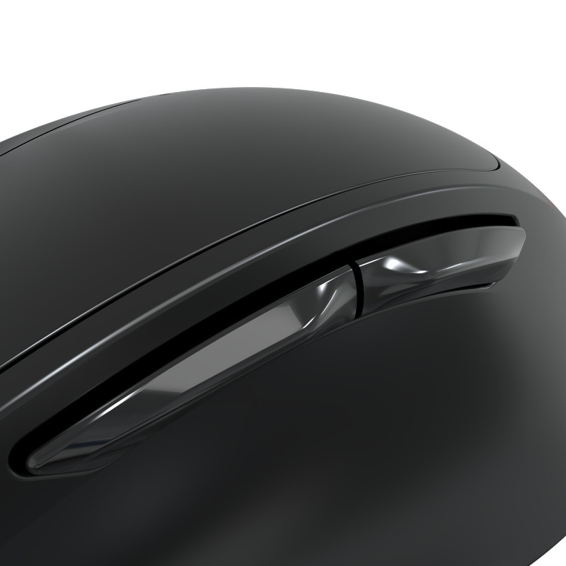 Mouse Inalámbrico Klip Xtreme Duotrak Óptico 1600DPI Negro