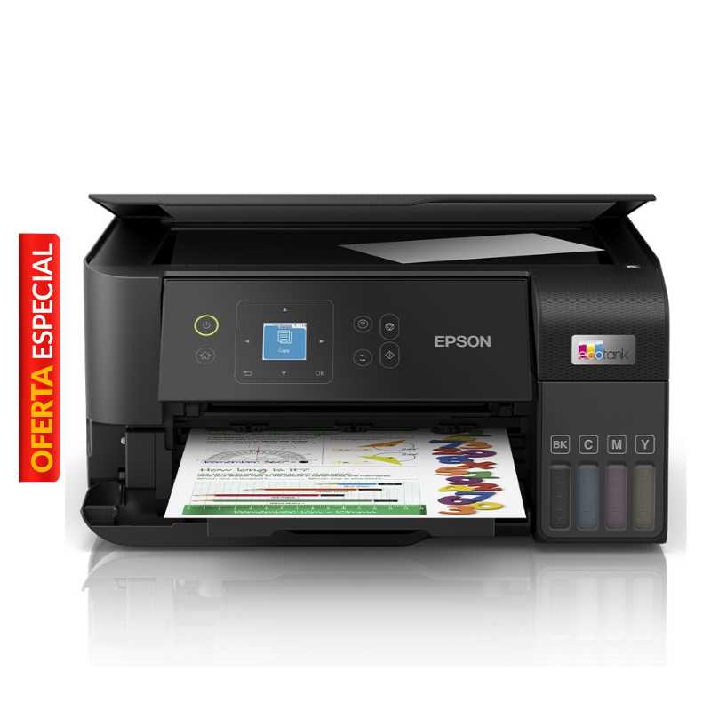 Impresora Epson Inyección Multifuncional EcoTank L3560 Wi-Fi