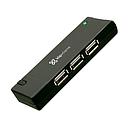 Hub Klip Xtreme KUH-400 4 Puertos USB 2.0 Negro