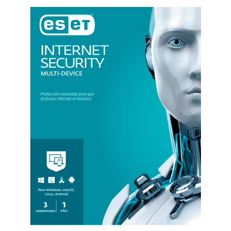 Licencia ESET Internet Security para 3PC 1 Año ***FISICA***