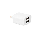 Cargador de Pared Argom Dual USB 2,1A Blanco
