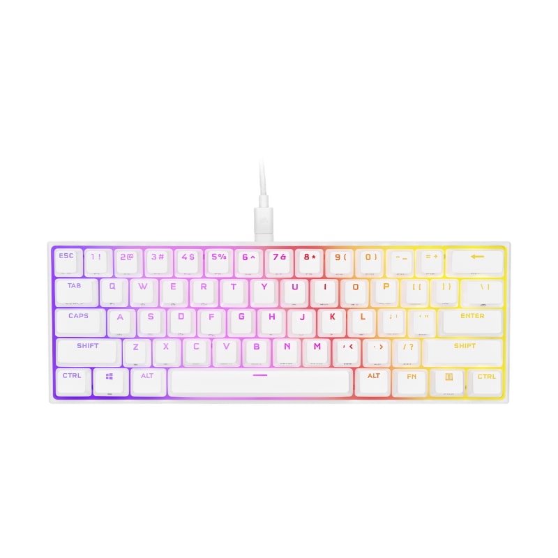 Teclado mecánico para juegos CORSAIR Gaming K95 — LED Blanco— CHERRY® MX Red