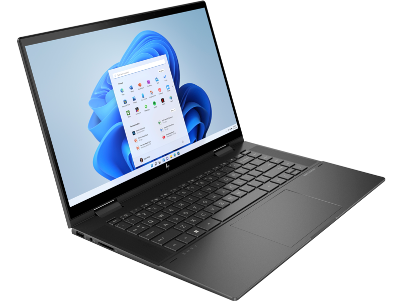 22C1 - Intel HP ENVY x360 15.6 inch 2-in-1 Laptop PC NightfallBlack Front