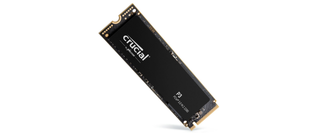 Crucial P3 4TB PCIe M.2 2280 SSD- view 1