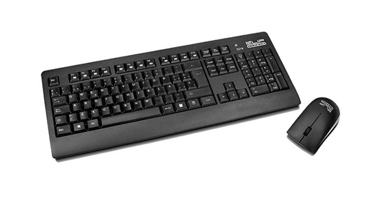 KLIPX COMBO TECLADO + MOUSE INALAMBRICO 2,4GHZ ESPAÑOL (KCK