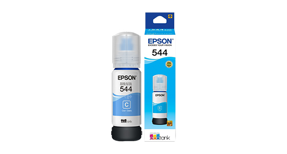 Botella de Tinta Epson T544 Cian 65ml | Imeqmo.com