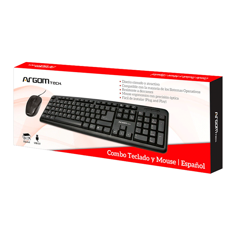 Teclado y Mouse Argom Classic