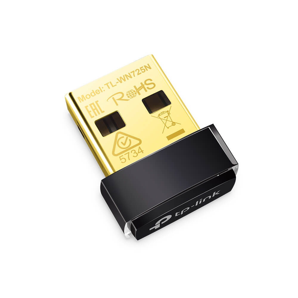 Adaptador de Red USB a WIFI TP-Link TL-WN725N Nano 2.4GHz 150Mbps