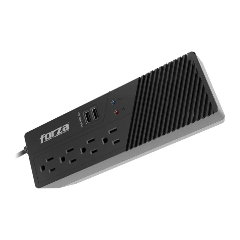 Regulador de Voltaje Forza 1000VA 500W FVR-1011USB 4 Salidas