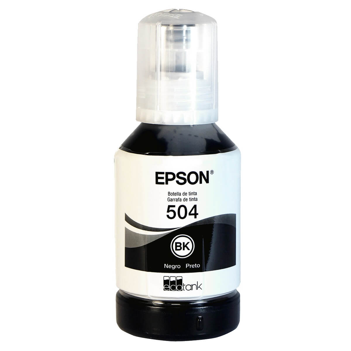 Botella de Tinta Epson T504 Negra 127ml