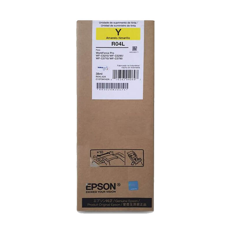 Bolsa de Tinta Epson WorkForce WF C5210/90, C5710/90 Amarilla 38 ml