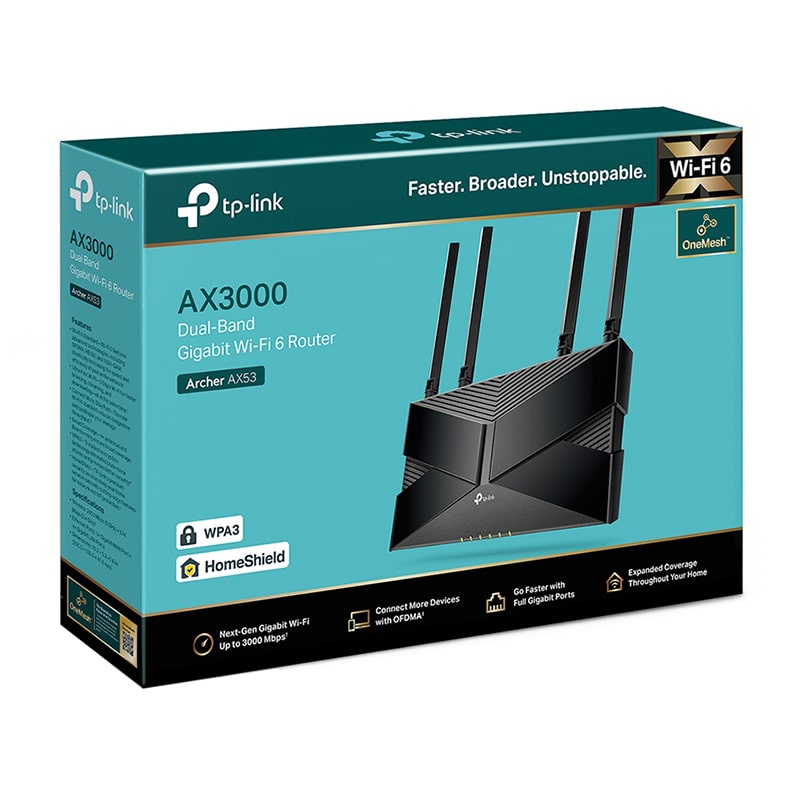 Router Tp-Link Archer AX53 Doble Banda 2402 Mbps