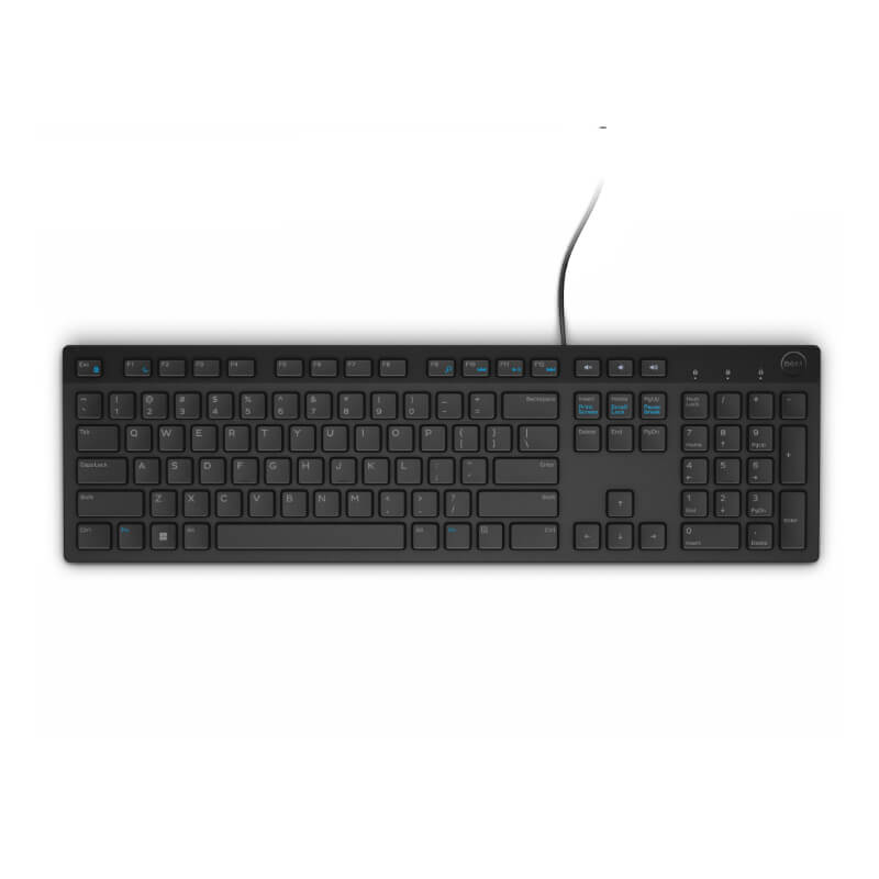 Teclado y Mouse Alámbrico Dell KM300C Negro Español