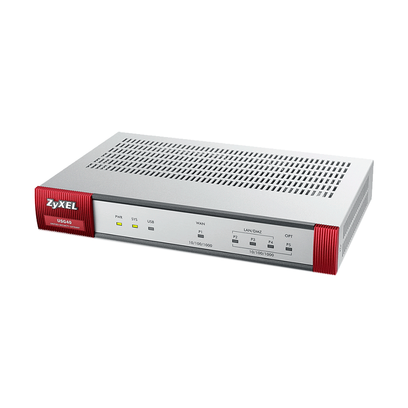 Firewall UTM Zyxel USG40 con Licencia para 1 año