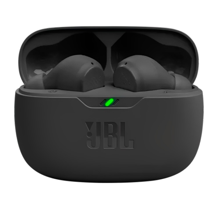 Audífonos Bluetooth JBL Vibe Beam in-ear con Micrófono Negro