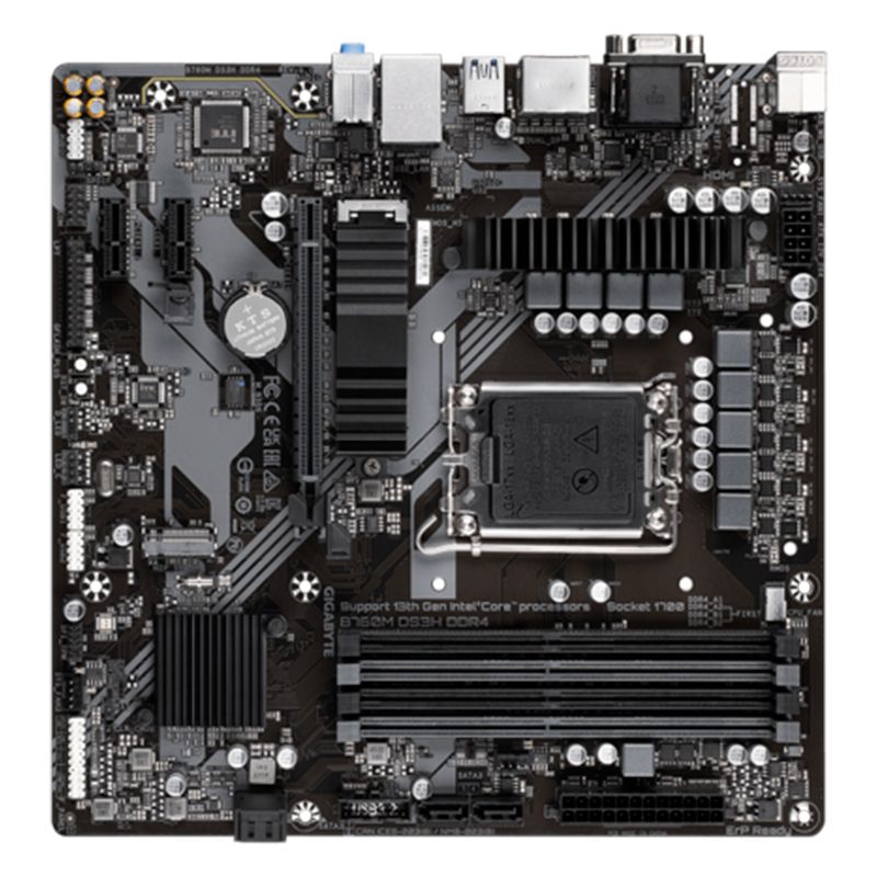 Motherboard Gigabyte B760M DS3H DDR4 LGA1700 13th & 12th Gen 4xDDR4 Micro ATX