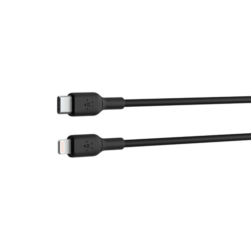 Cargador para Carro Belkin BoostCharge USB-C 30W​​ + Cable USB-C a Lightning Negro