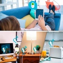 Regleta Inteligente VTA+ Energy Multitoma 4 Salidas 1.5 Metros Smart Home Wi-Fi