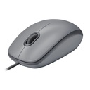 Mouse Alámbrico Logitech M110 Silent Gris