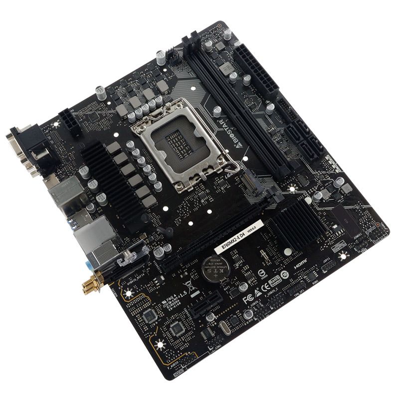 Motherboard Biostar B760MX2-E D4 Socket LGA1700 13th y 14th Gen 2xDDR4 Micro ATX