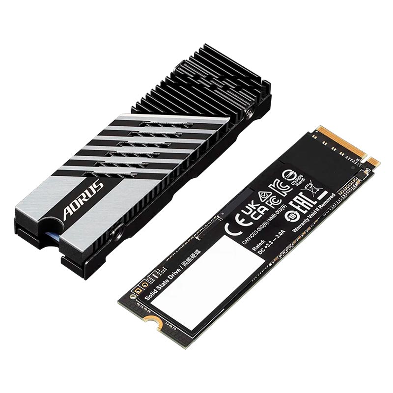 Unidad SSD M 2 2280 1TB Gigabyte Aorus Gen4 PCIe 40 NVMe 7300MBs