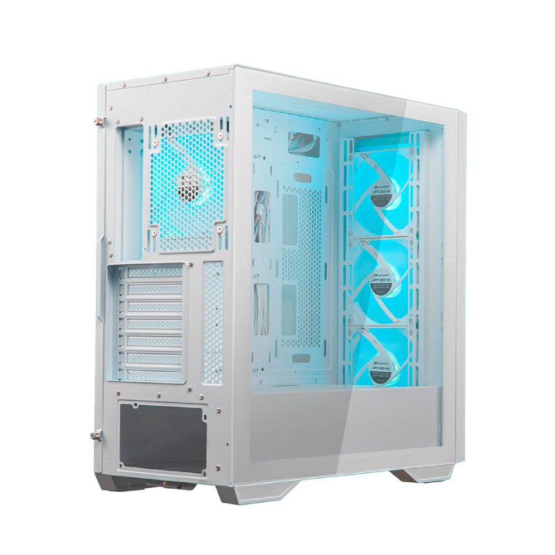 Case Gaming Cougar Uniface RGB Media Torre Vidrio Templado ATX Blanco (Sin Fuente)