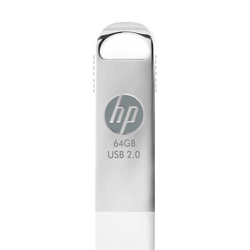 Memoria USB HP 64GB v206W 2.0 Flash Drives Plateado