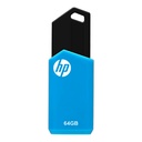 Memoria USB HP 64GB v150W 2.0 Azul/Negro