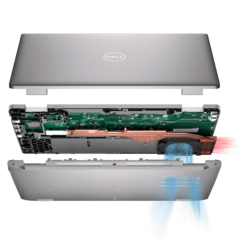 Laptop Dell Latitude 5530 15.6" i5-1245U vPro 16GB RAM 512GB SSD Negro W11 Pro Teclado Español