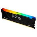 Memoria DDR4 DIMM 16GB Kingston Fury Beast RGB 3200MHz CL16