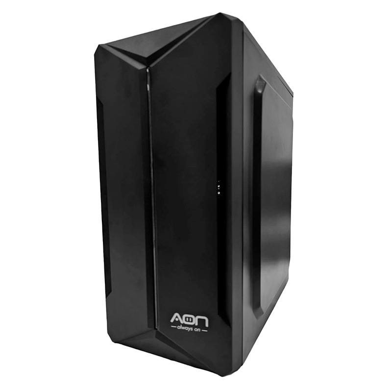 Case AON Media Torre PRO-CUBE 350 Micro-ATX con Fuente de Poder 550 W