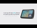 Pantalla Inteligente Amazon Echo Show 8 (1th Gen) Charcoal con Alexa