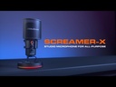 Micrófono Cougar Screamer-X Negro USB