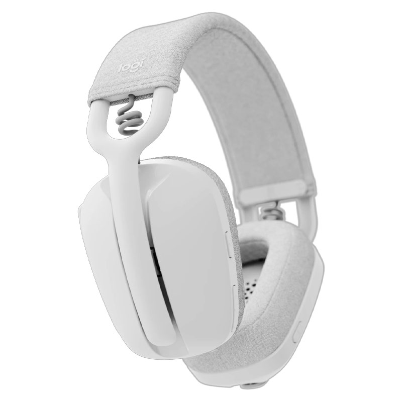 Audífonos tipo Headset Logitech ZONE VIBE 100 Inalámbricos con Micrófono Blanco