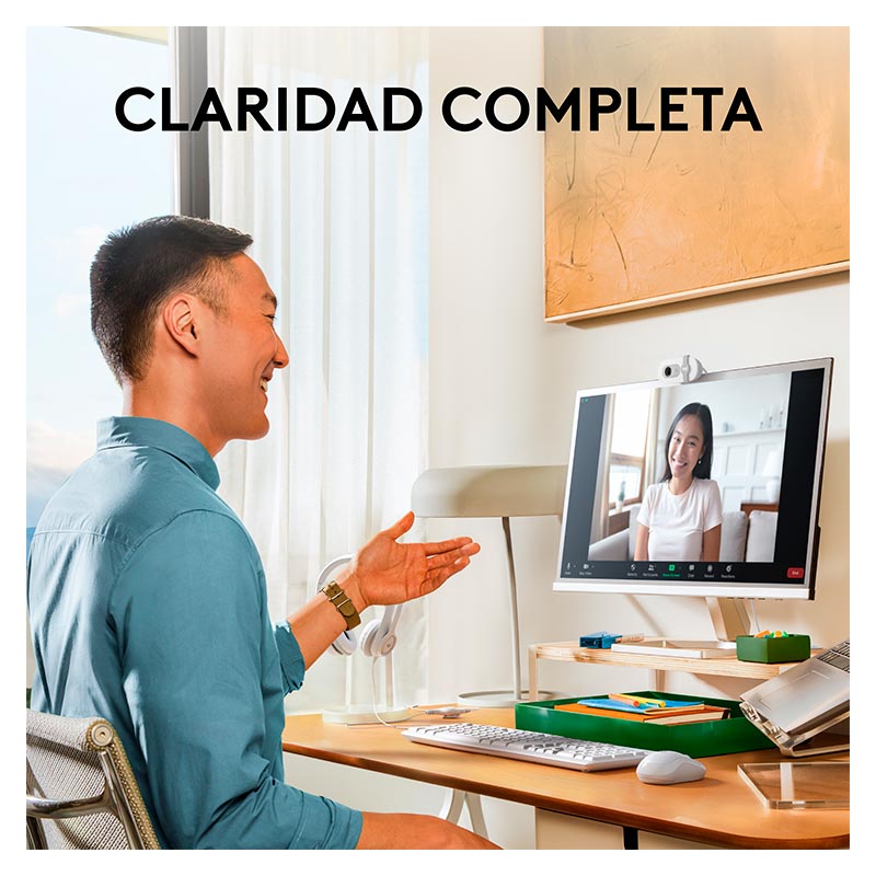 Cámara Web Logitech Brio 100 Full HD Blanco