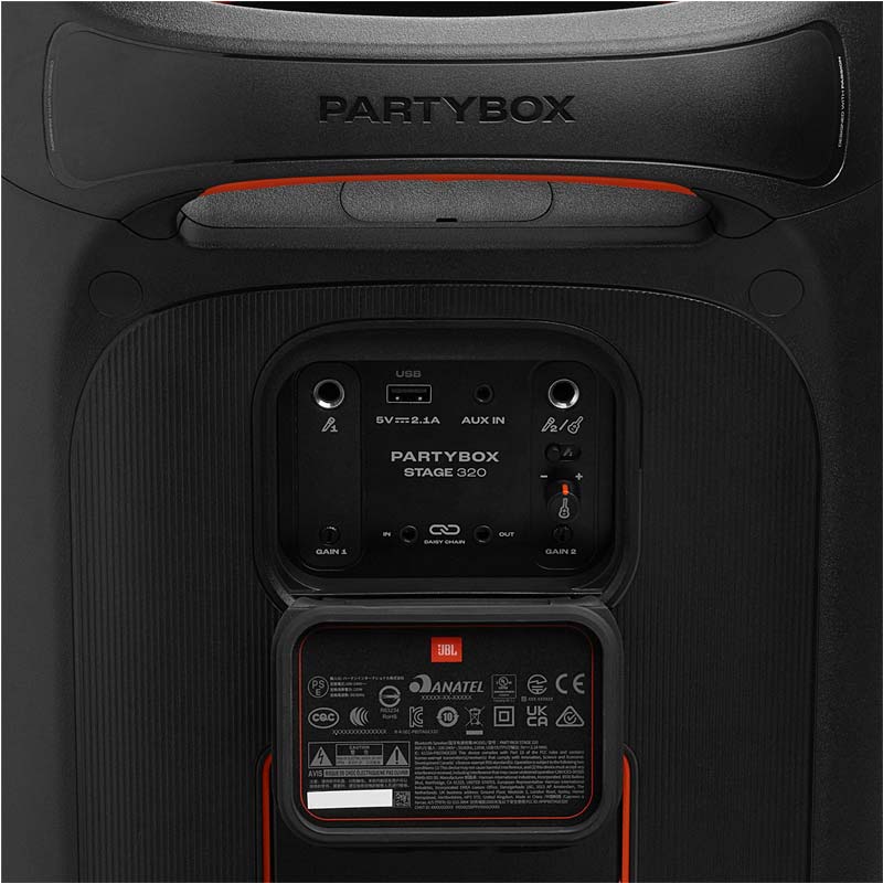 Bocina Bluetooth JBL PartyBox Stage 320 240W Negro