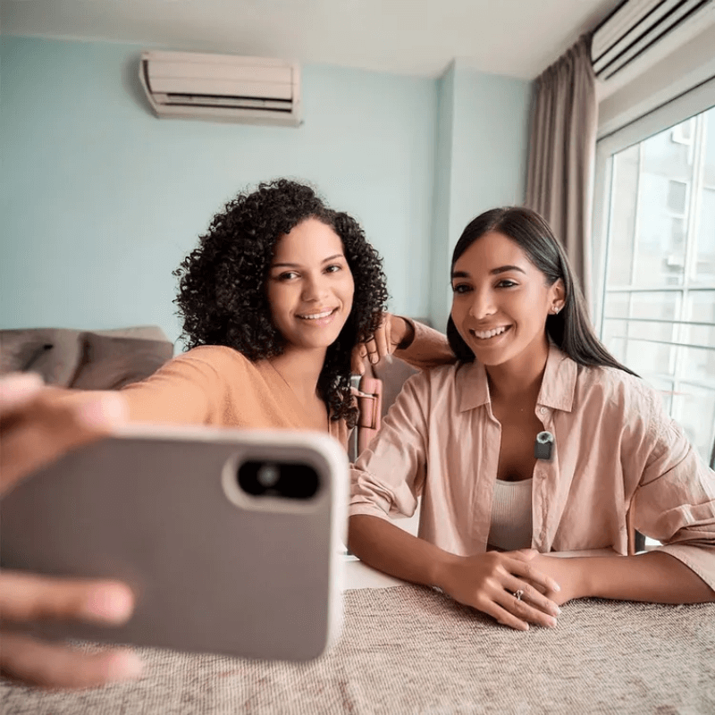 Micrófono de Solapa VTA+ Inalámbrico con Gancho de Sujeción Negro