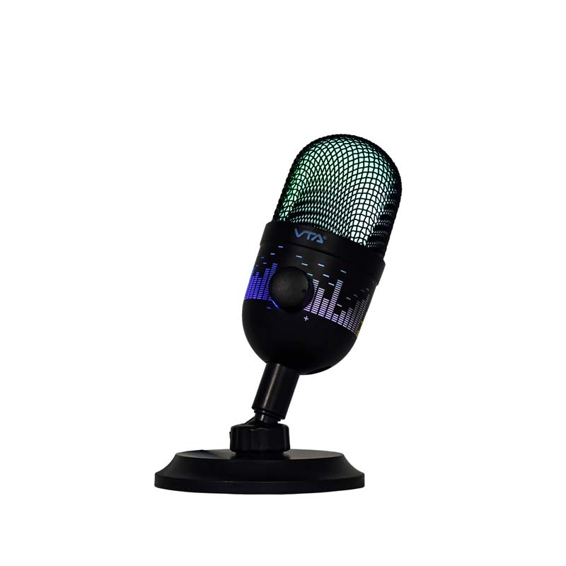 Micrófono VTA+ A-309 RGB USB Negro