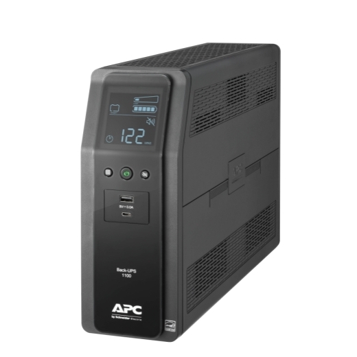 UPS APC PRO BR 1100VA 10 NEMA 2 USB de carga, AVR, interfaz LCD, LAM