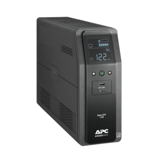 UPS APC PRO BR 1100VA 10 NEMA 2 USB de carga, AVR, interfaz LCD, LAM