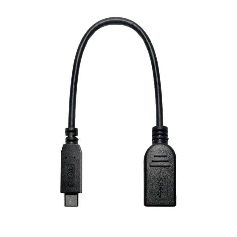 Adaptador USB-C a USB UnnoTekno AD4203BK Macho-Hembra Negro