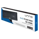 Teclado y Mouse Alámbrico UnnoTekno Klass USB Negro Español