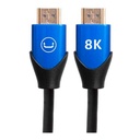 Cable HDMI 2.1 8K UnnoTekno CB4232BK 3 Metros Macho-Macho Negro