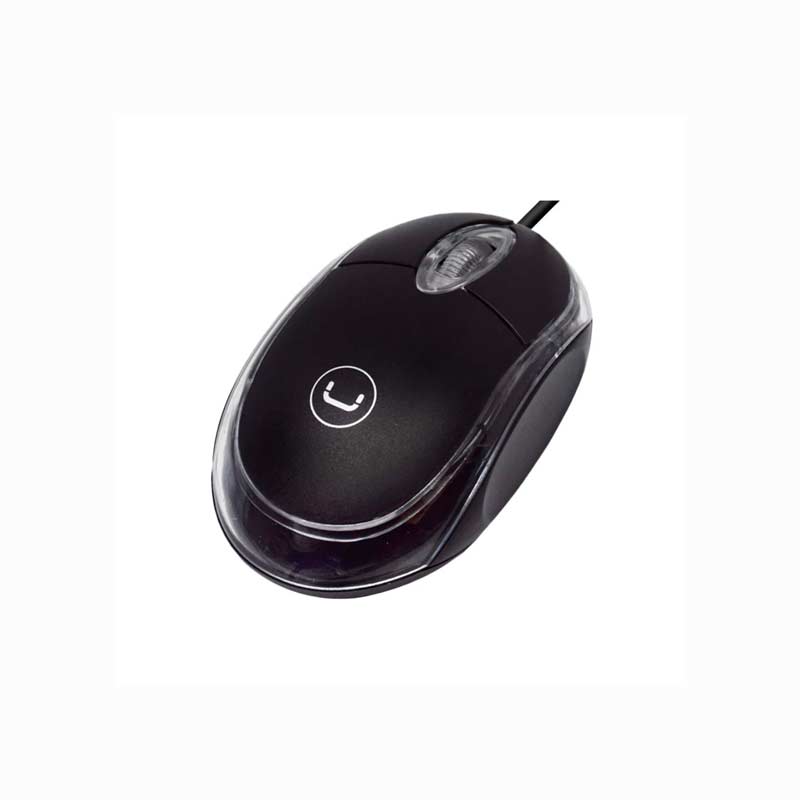 Mouse Alambrico UnnoTekno Trans 800DPI Negro