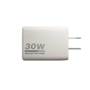 Cargador de Pared UnnoTekno PowerPro Dual USB-C 30W​​ Blanco