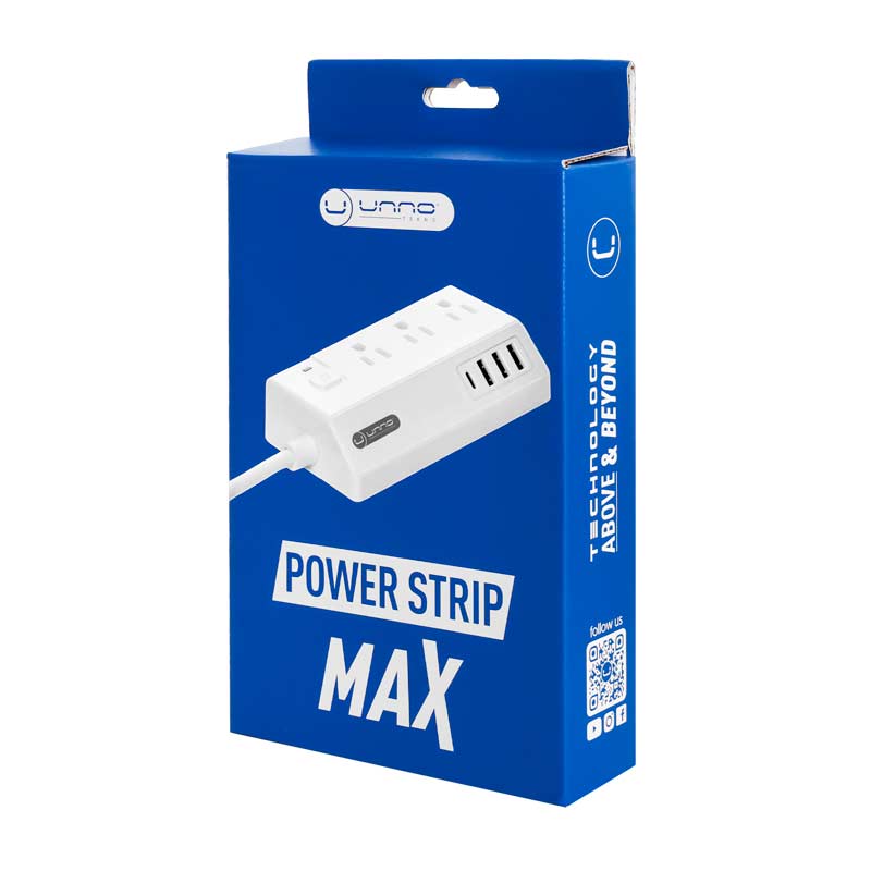 Regleta UnnoTekno Strip Max 7 Salidas 1.5 Metros