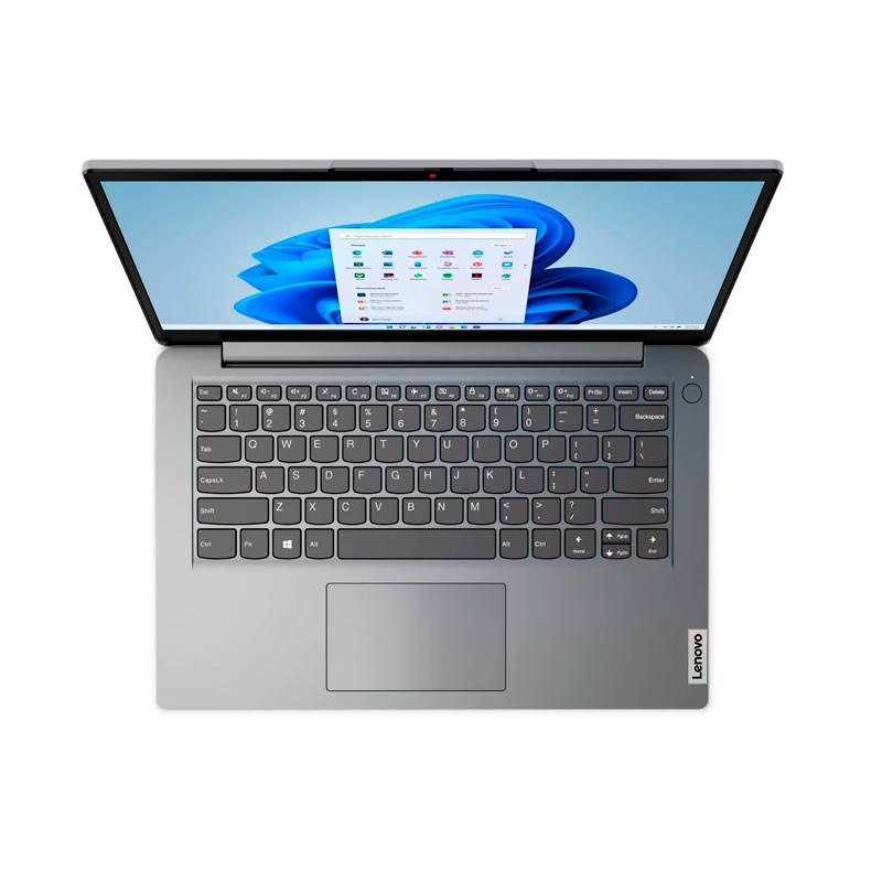 Laptop Lenovo IdeaPad 1I 14" Celeron N4500 4GB RAM 128GB eMMC Gris W11 Home Teclado Inglés