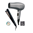 Combo Remington Secadora Cerámica + Plancha Shine Therapy